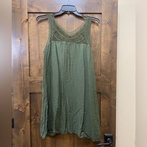 EUC Olive sleeveless dress-XXL